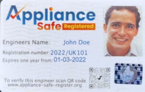 Appliance Safe Registered Card
